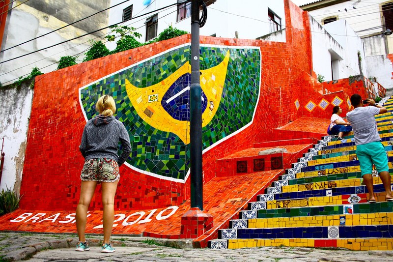 brazil rio and lapa step 4k
