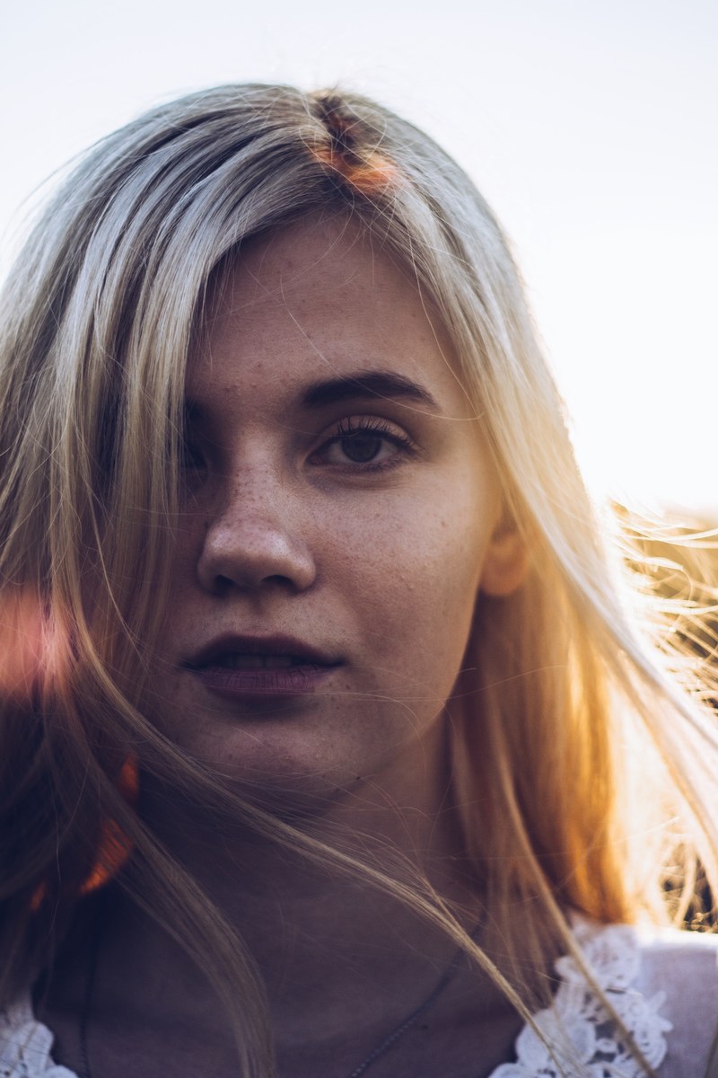 woman female freckles and hair hd, 4k