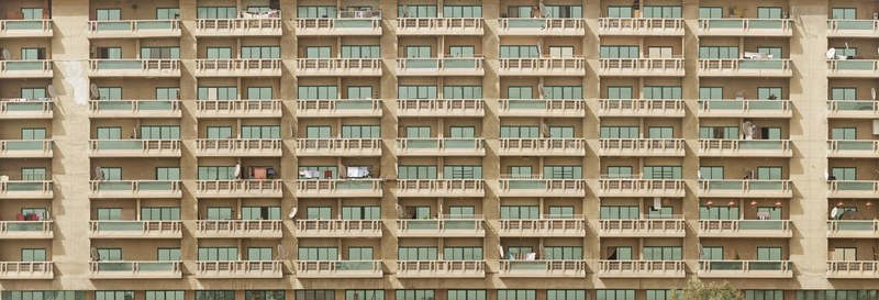 building window apartment and balcony 4k