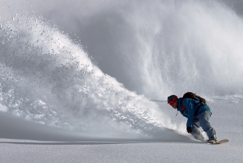 snowboard sport extreme sport and powder 4k