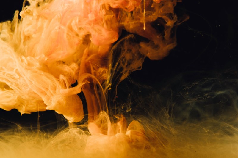color swirl liquid and smoke 4k