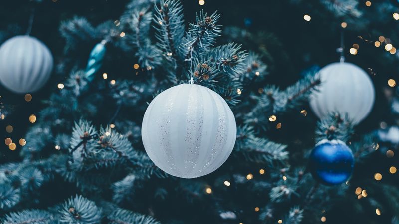 christmas ball, christmas decorations, jewelery, 4k