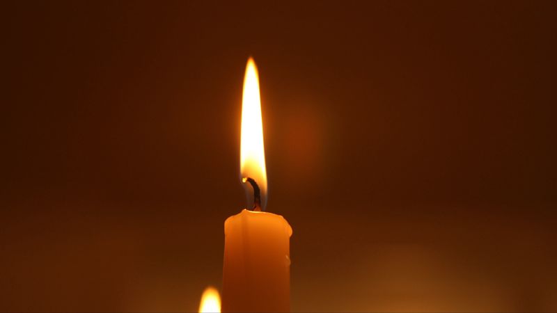 candle, flame, wax, wick, 4k