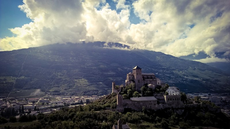 valre basilica in sion 4k