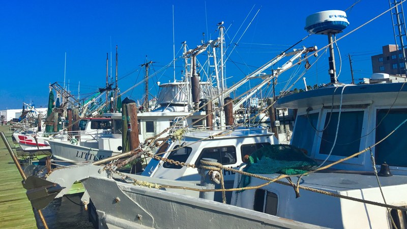 galveston fishing boat and boat 4k