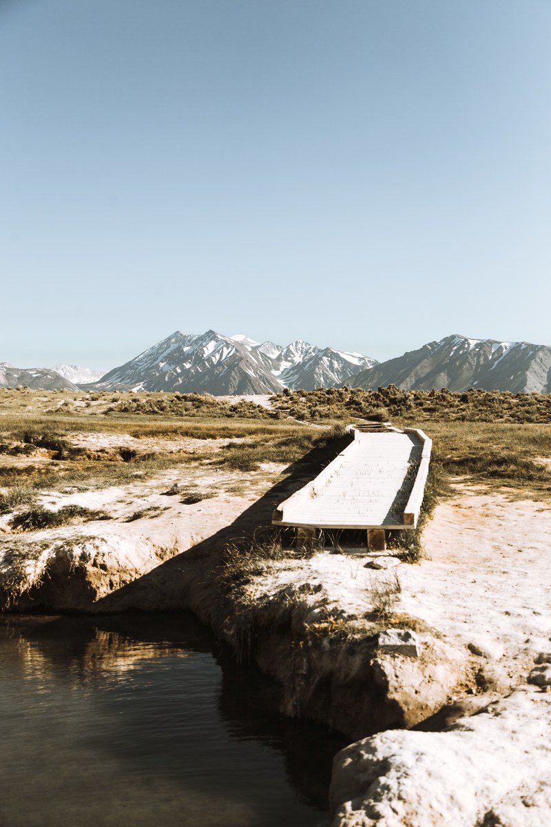 taking a dip in the hot springs 4k