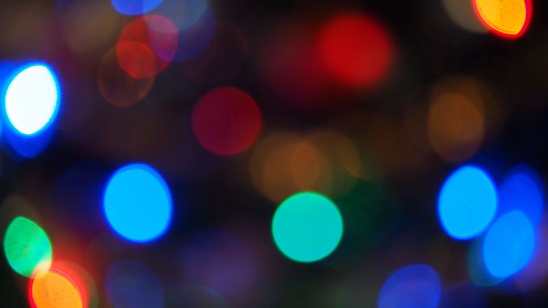 highlights, circles, colorful, 4k