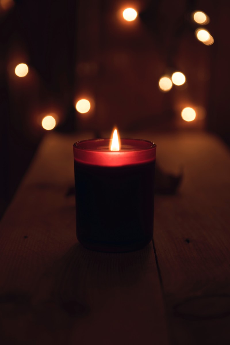 light candle flame and bokeh hd, 4k