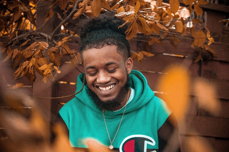 portrait hoodie candid and teal 4k