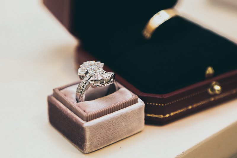 ring diamond box and jewelry 4k