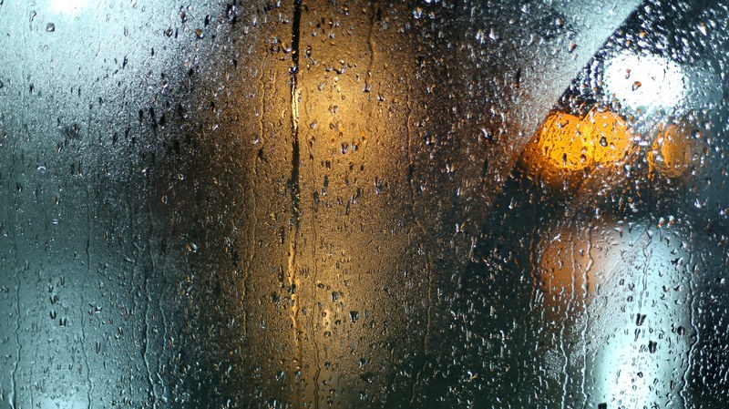 water rain wet and window 4k