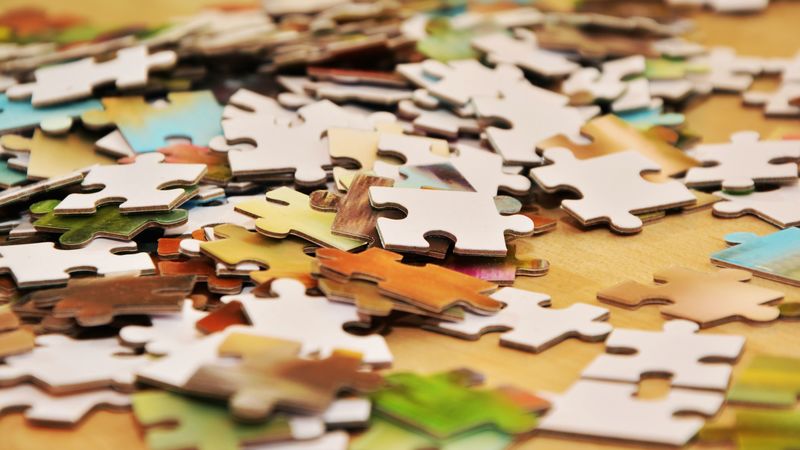 puzzles, conundrum, parts, 4k