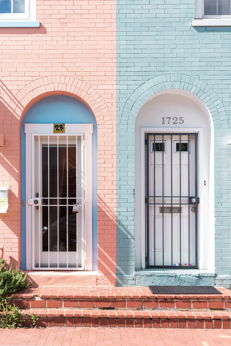 facade entrance door and exterior door hd, 4k