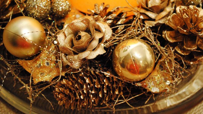 christmas, candles, decorations, 4k