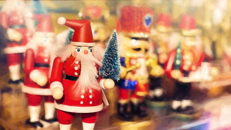 christmas, santa claus, new year, 4k