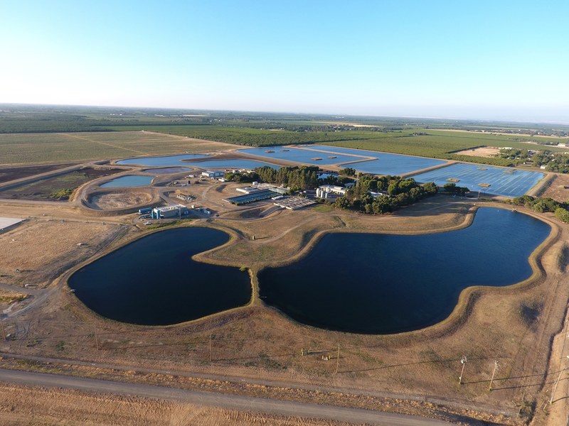 drone uav pond and water treatment 4k