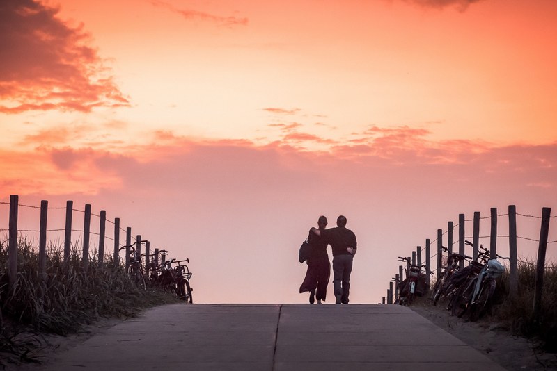 dutch romantic sunset 4k