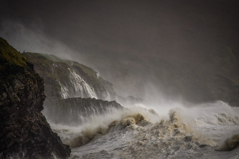 storm ophelia in cork 4k