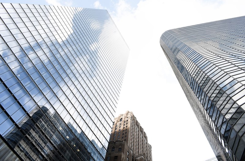 building urban architecture and new york 4k