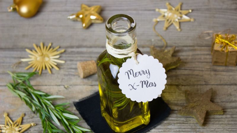 rosemary, olive oil, christmas, 4k