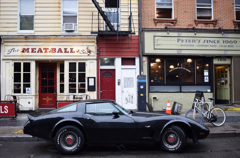 new york brooklyn street life and classic car 4k
