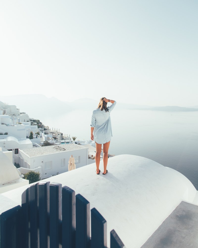 amazing santorini 4k