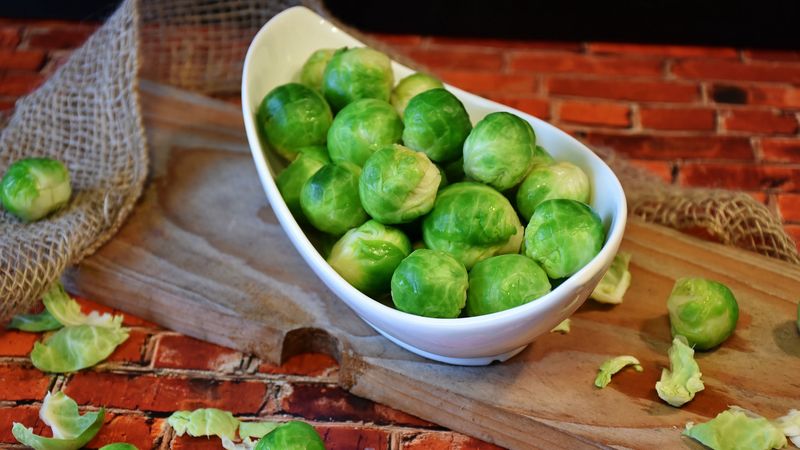 brussels sprouts, vegetable, dish, 4k