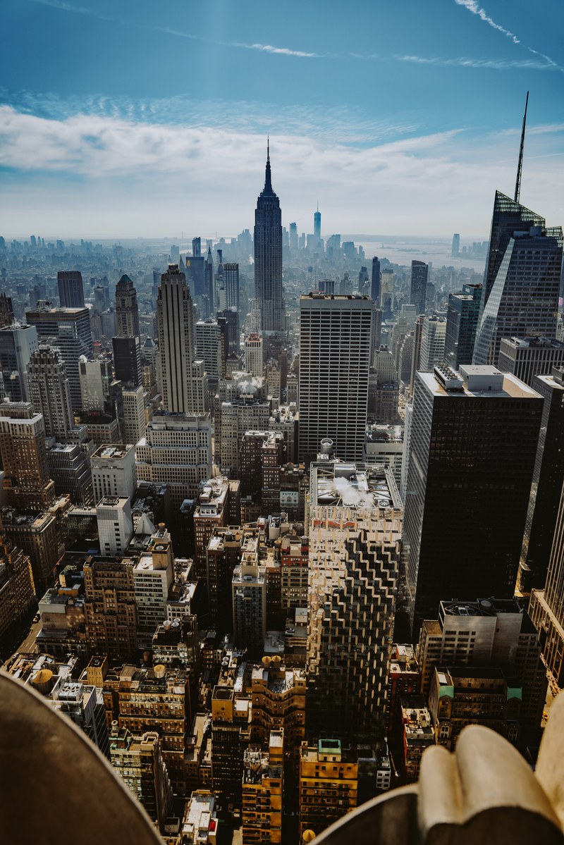 new york downtown metropolitan and building hd, 4k