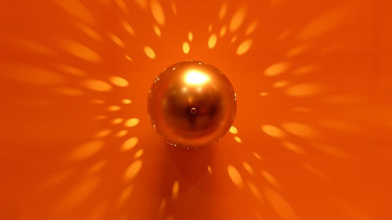 lamp, lighting, ball, 4k
