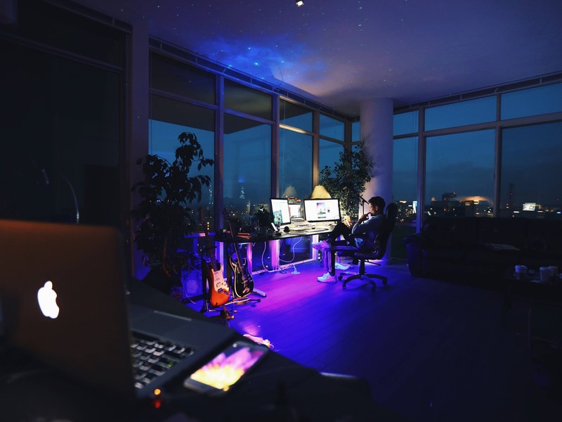 workstation working work and man 4k