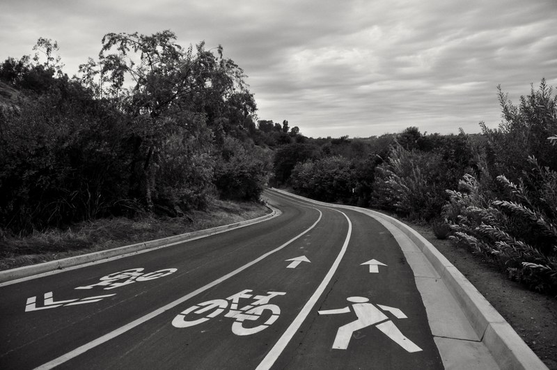 pedestrians and cyclists own this road 4k