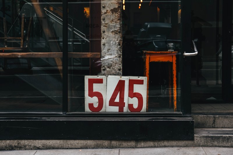 number sign pavement and sidewalk 4k