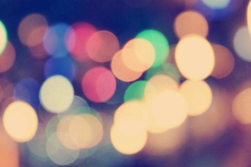 a colorful bokeh effect against a black background, colorful bokeh 4k
