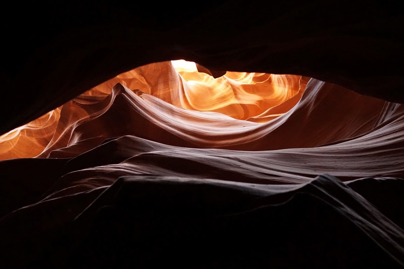the dragons eye southwest upper antelope canyon 4k