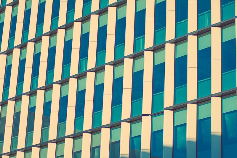 architecture window geometric and building 4k