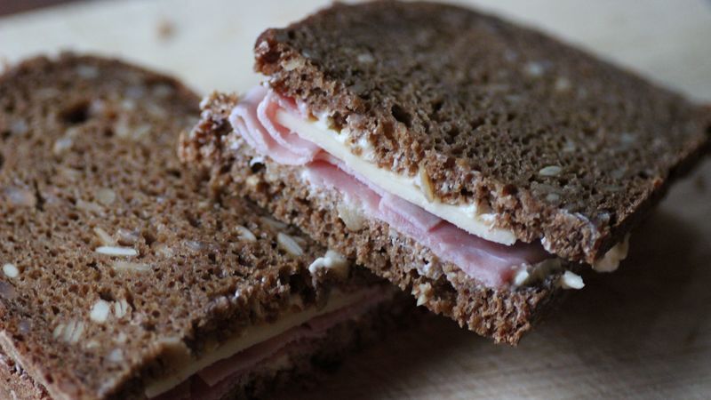 sandwich, ham, cheese, appetizing, 4k