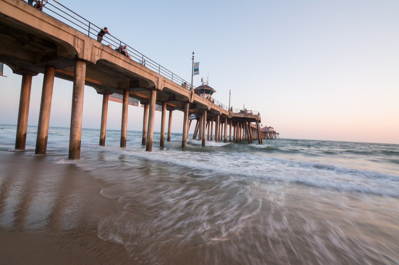 huntington beach pier 4k