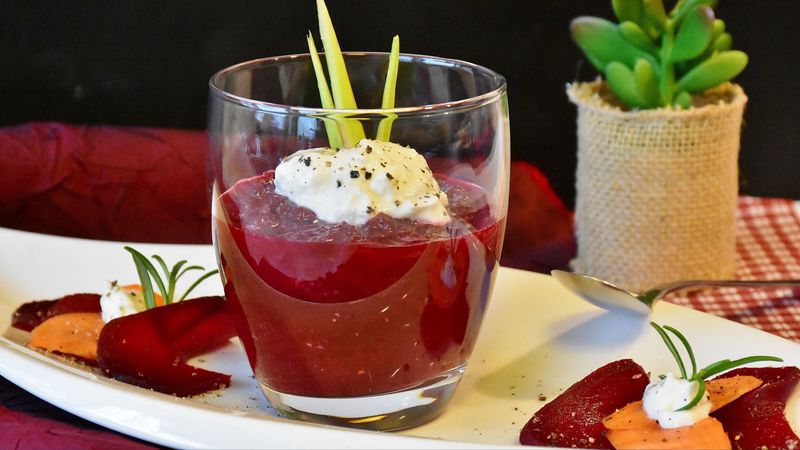 beet soup, dinner, vegetables, 4k