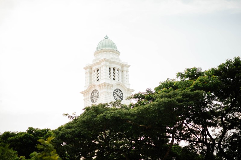clock tower clock building and tower 4k