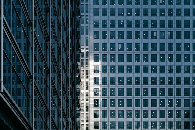 architecture building window and geometrical 4k