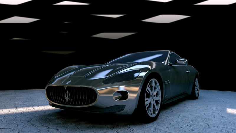maserati, maserati gt, side view, 4k