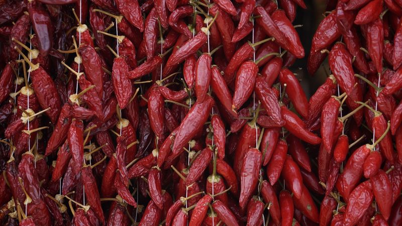 peppers, vegetables, dried, 4k
