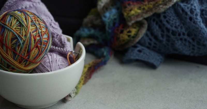 thread yarn knitting and yarn ball 4k
