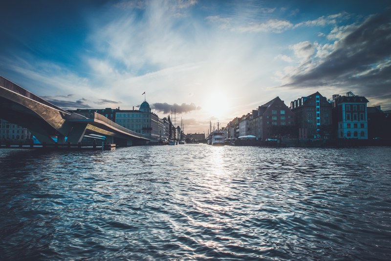 view to nyhavn in copenhagen 4k