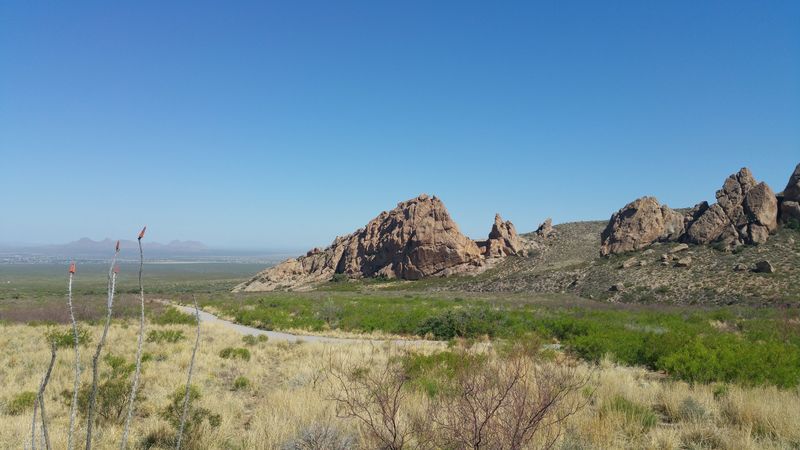 mountains, grass, trail, new mexico, 4k