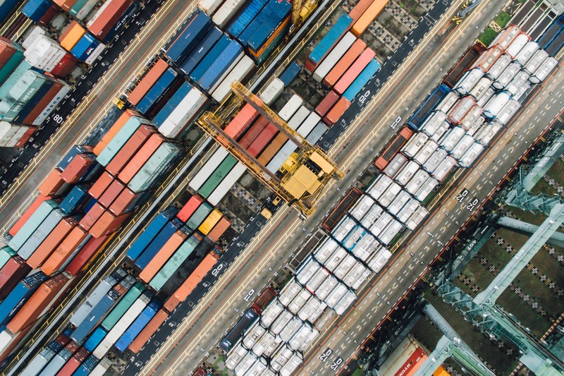 container container yard shipping container and cargo 4k