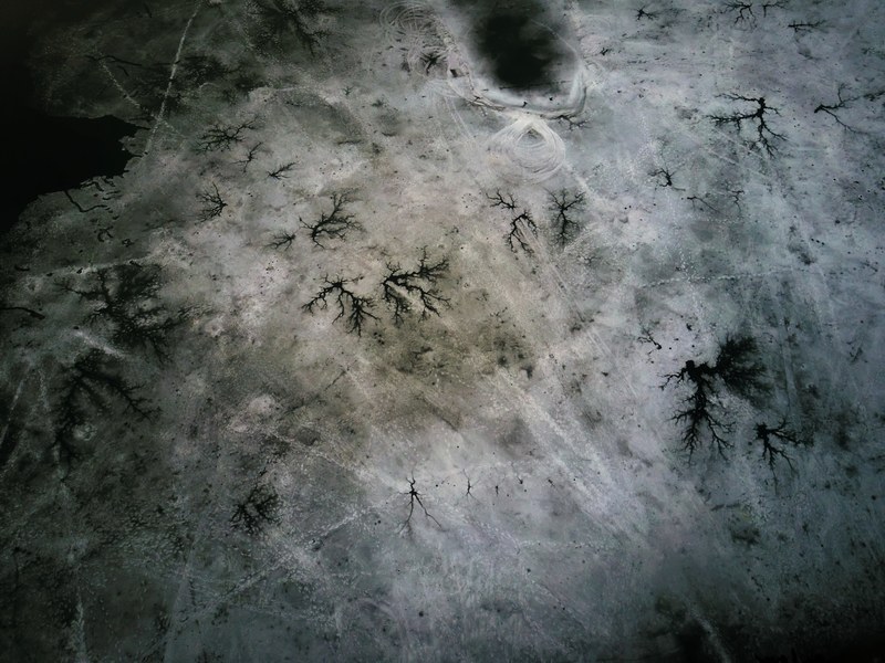 texture frozen lake and detailed 4k