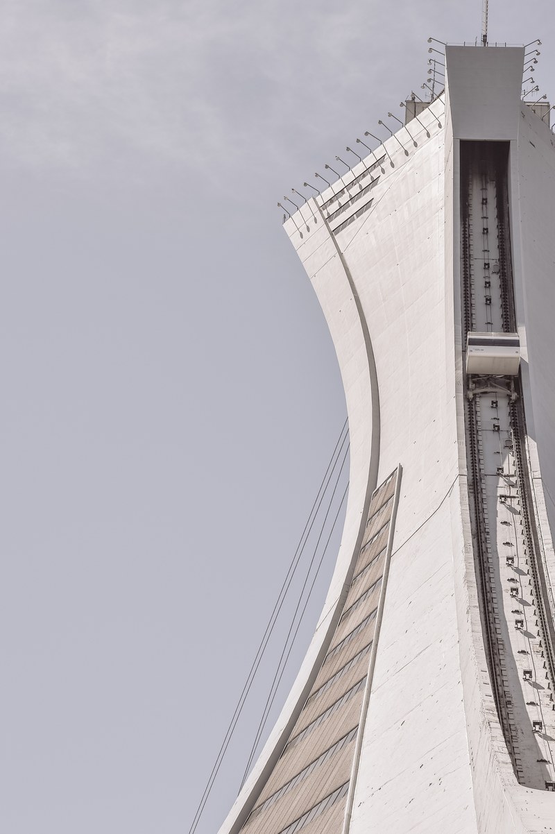 facade light wire and parc olympique hd, 4k