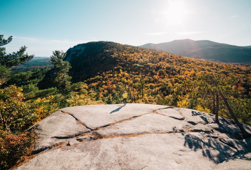 mountain hiking cliff and adventure 4k