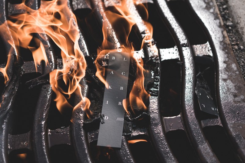 flame burning fire and grate 4k